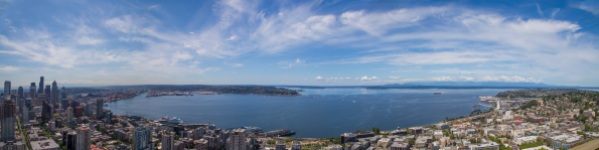 Panorama of Seattle From The Space Needle-19545022289